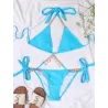 Set bikini sexy - con decorazioni in cristallo/metallo