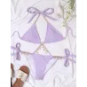 Sexy bikini set - with crystal / metal decorationsBeachwear