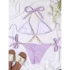 Sexy bikini set - with crystal / metal decorationsBeachwear