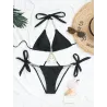 Baño y ropaConjunto de bikini sexy - con adornos de cristal / metal