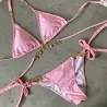 Baño y ropaConjunto de bikini sexy - con adornos de cristal / metal