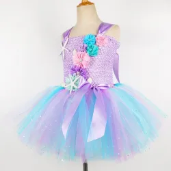 Robe princesse / sirène - avec LED - déguisement fille