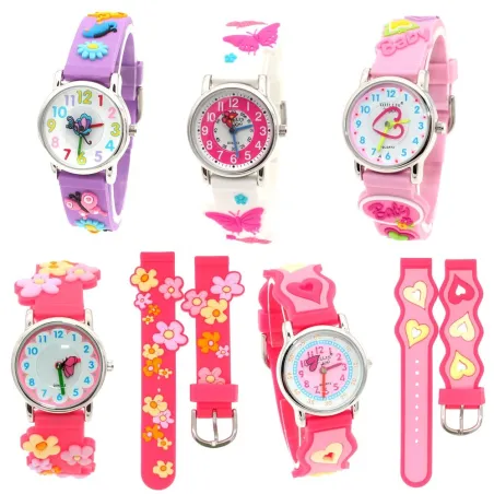 Kids Quartz watch - decorative silicone strapWatches