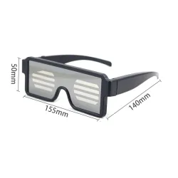 Lunettes LED - Alimentation par batterie / USB