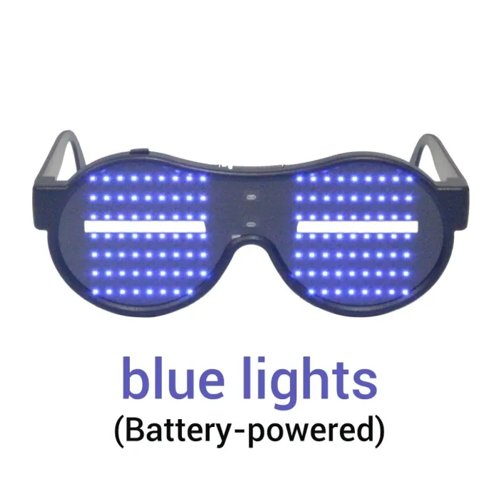 Lunettes LED - Alimentation par batterie / USB