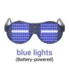 Occhiali LED - Alimentati a batteria/USB