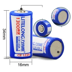 Batteria originale - CR123A - 1300mah - 3V