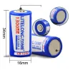 Originalt batteri - CR123A - 1300mah - 3V