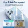 Coque magnétique transparente - pour iPhone