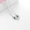 CollarColgante en forma de corazón con collar - BEST BUDS - 2 piezas