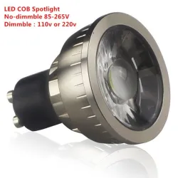 GU10 COB LED - spot - 9W - 12W - 15W - 10 pièces