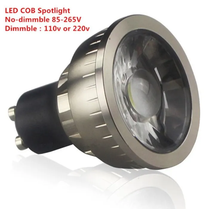 GU10 COB LED - spot - 9W - 12W - 15W - 10 pièces