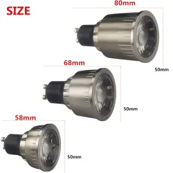 GU10 COB LED - spotlight - 9W - 12W - 15W - 10 piecesSpotlights