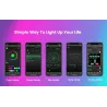 Bande LED RGB - Bluetooth - avec télécommande