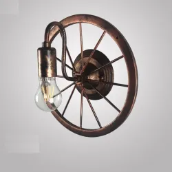 Roue industrielle vintage - applique