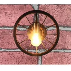 Roue industrielle vintage - applique