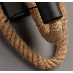 Applique rétro - style corde de chanvre