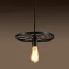 Luces de techoLámpara de techo vintage - rueda de hierro