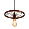 Vintage ceiling lamp - iron wheelCeiling lights