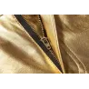 Pantalon métallique brillant à la mode
