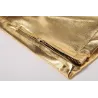 Pantalon métallique brillant à la mode