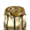 ChaquetasChaleco con capucha metalizado brillante