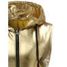 ChaquetasChaleco con capucha metalizado brillante