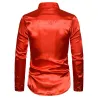 Shiny metallic long sleeve shirt - with decorative sequinsT-shirts