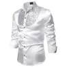 Shiny metallic long sleeve shirt - with decorative sequinsT-shirts