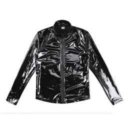 ChaquetasCazadora de charol brillante