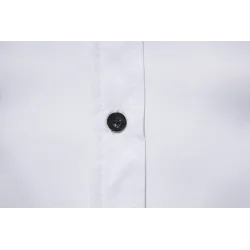 Camisa elegante de manga comprida - impressão barroca dourada de luxo