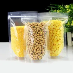 Genomskinliga plastpåsar - zip-lock - 100 st