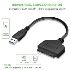 Cavo SATA a USB 3.0 / USB 2.0 - adattatore