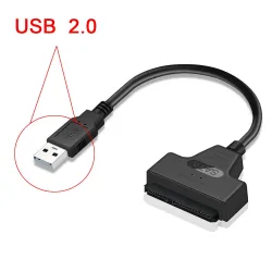 SATA kabel til USB 3.0 / USB 2.0 - adapter