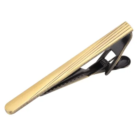 Pince à cravate bronze classique