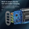 4-ports USB-oplader - hurtigopladning QC 3.0 - 48W