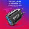 4-poorts USB-oplader - snelladen QC 3.0 - 48WOpladers