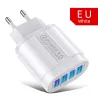 4-ports USB-oplader - hurtigopladning QC 3.0 - 48W