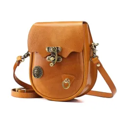 Bolsa de ombro elegante em couro