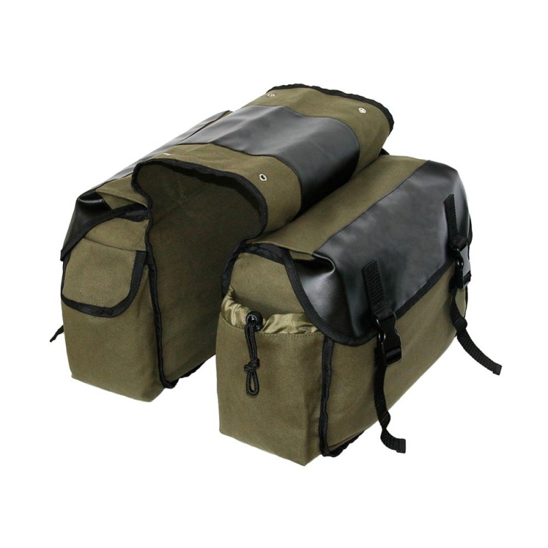 Double sided motorcycle / bicycle bag - waterproof canvasProtective gear
