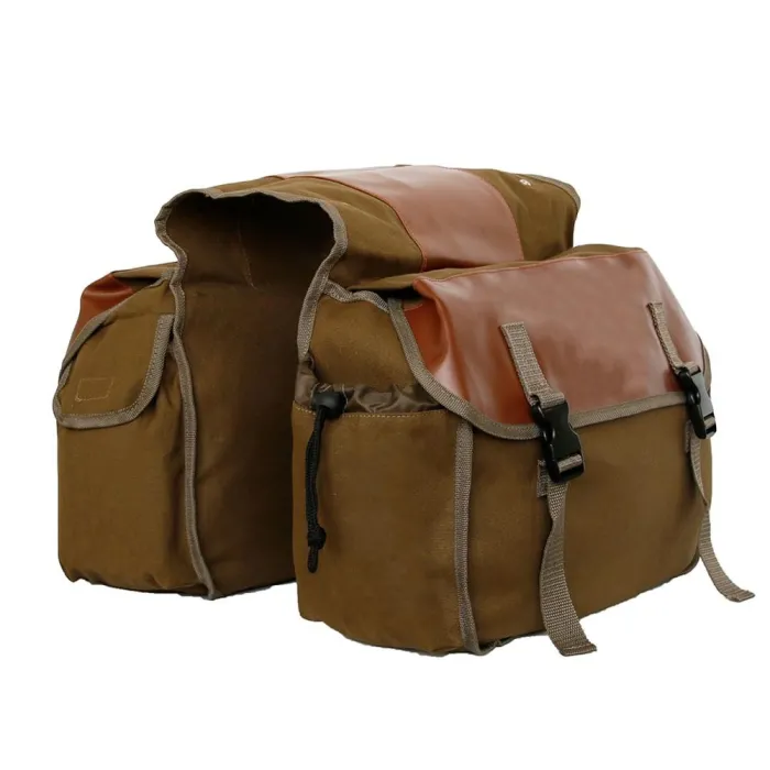 Doppelseitige Motorrad- / Fahrradtasche - wasserdichtes Segeltuch