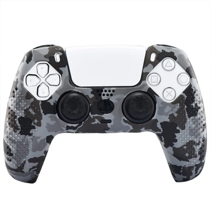 Silikondeksel - for Sony PS5-kontroller - med tommelgrep