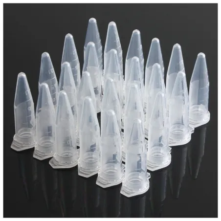 Mini plastikowe probówki laboratoryjne do wirówek - 42 * 11mm - 100 sztukRurki Wirówkowe