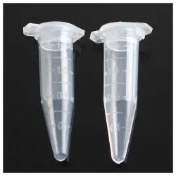 Mini plast testlab sentrifugerør - 42 * 11mm - 100 stk