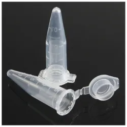 Mini plast testlab sentrifugerør - 42 * 11mm - 100 stk