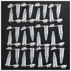 Mini tubes à centrifuger de laboratoire de test en plastique - 42 * 11mm - 100 pièces