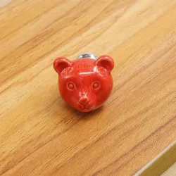 3D-Keramikbär - Möbelgriffe - Knöpfe