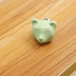 3D-Keramikbär - Möbelgriffe - Knöpfe