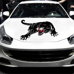 Black tiger - vinyl car stickerStickers