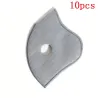 PM25 - filtres de rechange pour masque facial à charbon actif - 10 pièces